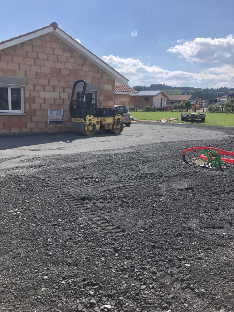 Chantier terrassement terminé